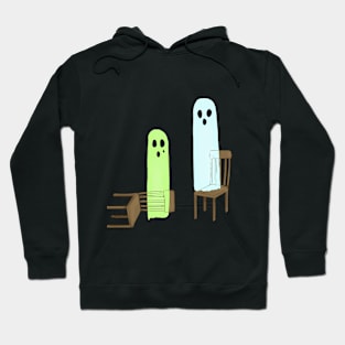 Spooky sad #5 - Ghosts and chairs Hoodie